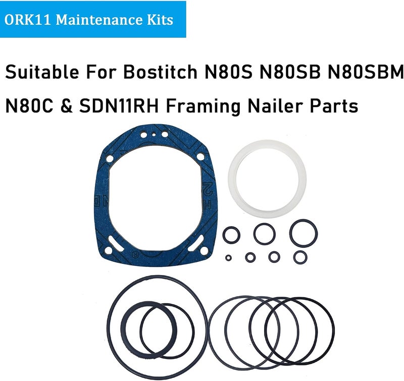 DFD ORK11 Maintenance Kits Fits Bostitch Pneumatic Tool Repair Kit N80S N80SB N80SBM N80C and SDN11RH - Image 3